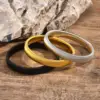 Classic Fashion Pop Punk Men's Spring Elastic Stainless Steel Bracelet Arm Ring Sleeve Hoop Jewelry Gift For Dad Valentine's Day 1