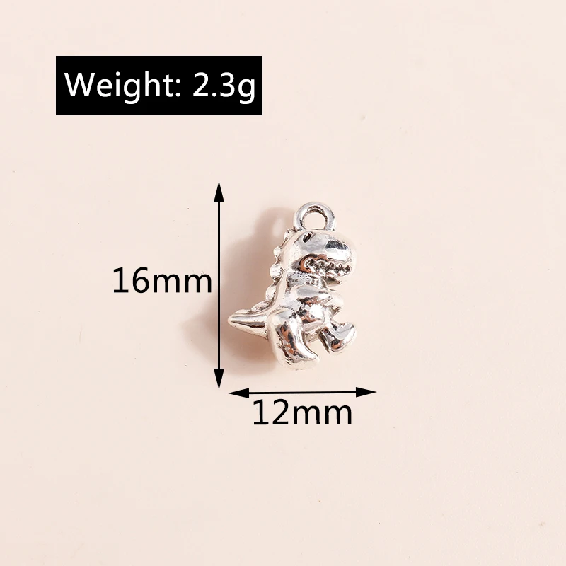 Leslie 10 Stück 32 x 18 mm große Hai-Anhänger aus Legierung für DIY-Schmuckherstellung, Zubehör, handgefertigte Armbänder, Halsketten, Anhänger – Detail 19