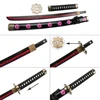 31.5" Handmade Japanese Roronoa Zoro Katana Anime Cosplay Sword Bamboo Wood Samurai Sword Kitetsu wado ichimonji 3