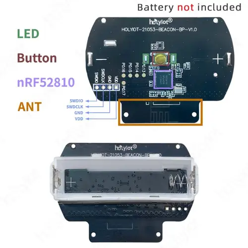 Holyiot NRF52810 Beacon Tag Bluetooth 5.0 Low Power Consumption Module Beacon BLE Automation Modules for IOT Smart Home - Image 2