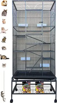 Extra Large 5-Tiers Chew-Proof Critter Animal Home 7