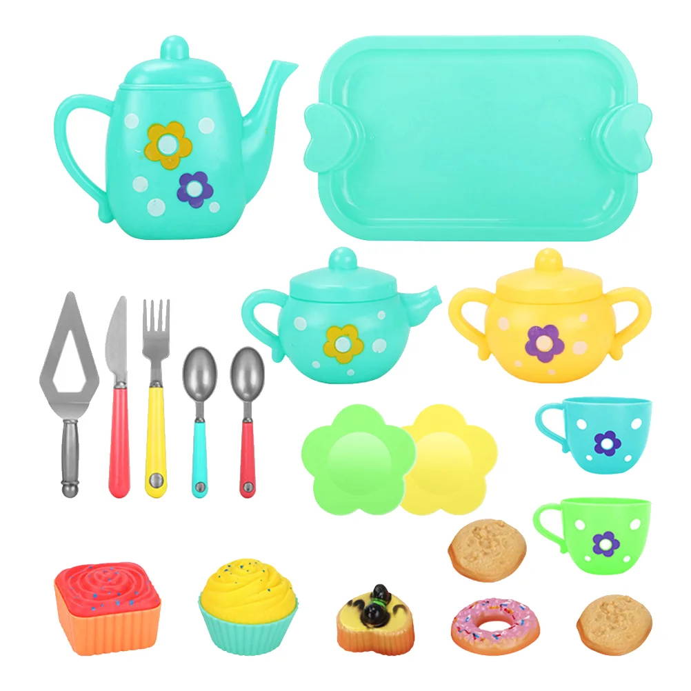 

Simulation Teapot Teacup Kids Pretend Simulated Toddlers Tea Set Pretend Play Gifts Stylish Adorable Imitation Mini Creative