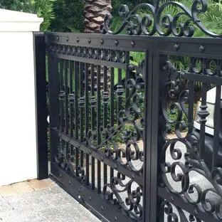 Factory Wholesale Iron Gate Grill Designs Wrought Iron Gate Iron Gate Designs Simple 5
