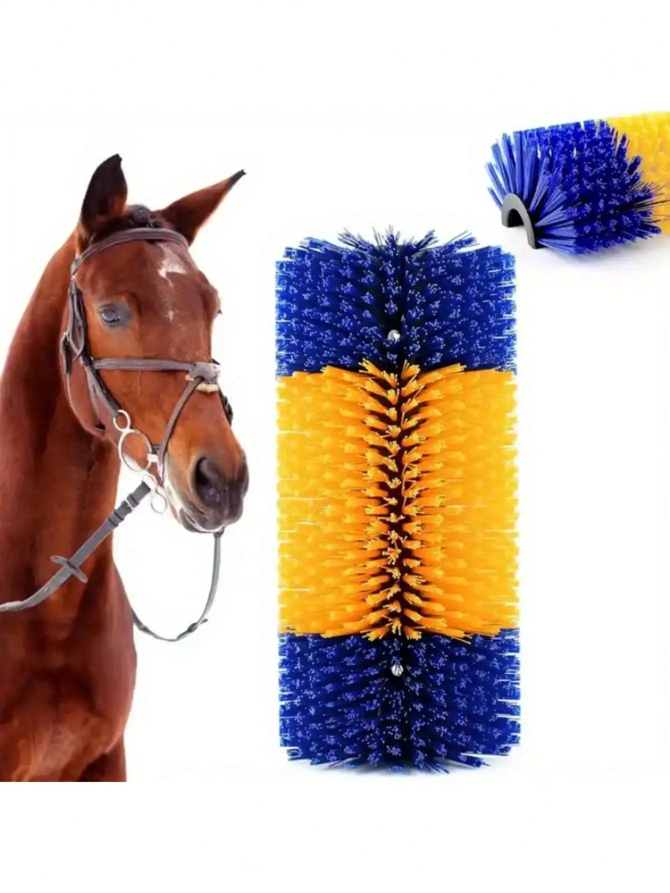 Farm Cattle Body Brush Horse Body Brush Dairy Cow Cleaning Cattle & Horse Universal Grooming Brush animal body brush