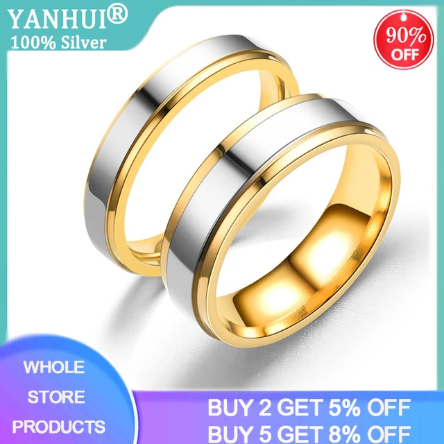 Buy Couple Band Rings Designs Online | CaratLane