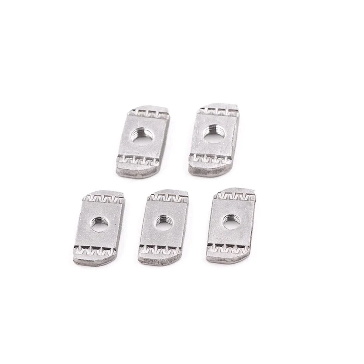 304 Stainless Steel Spring Nut Block Plastic Wing Nut Pressing Block Diamond Rectangular M6M8M10M12