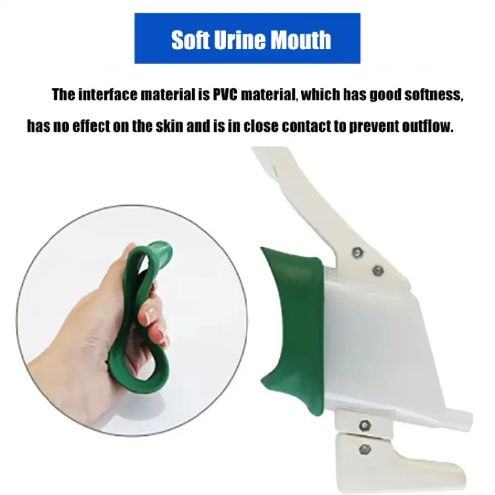 Portable Female Senior Urine Receiver Sitting Lying Paralyzed Bedridden Patient Urinal Night Pot Emergency Closestool 1500ML New 4
