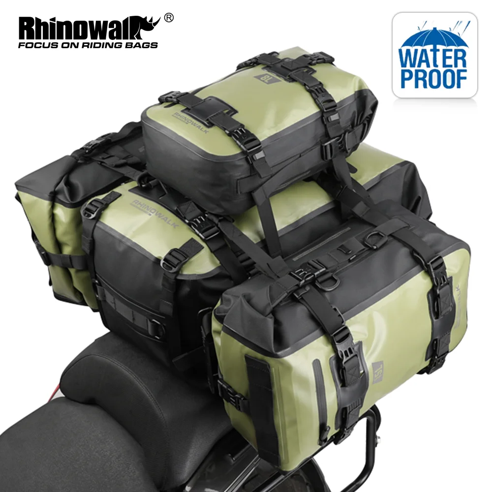 Waterproof Motorcycle Bag Universal Motor Cycling Backpack 8L/15L/30L Motorbike Side Tail Saddlebag for Long Distance