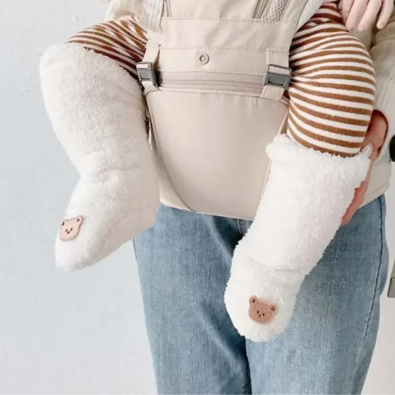 Cute Bear Baby Socks for Boys Girls Winter Soft Cotton Thicken Socks Anti Slip Babies Accessories for Newborn Toddler Sock Kids