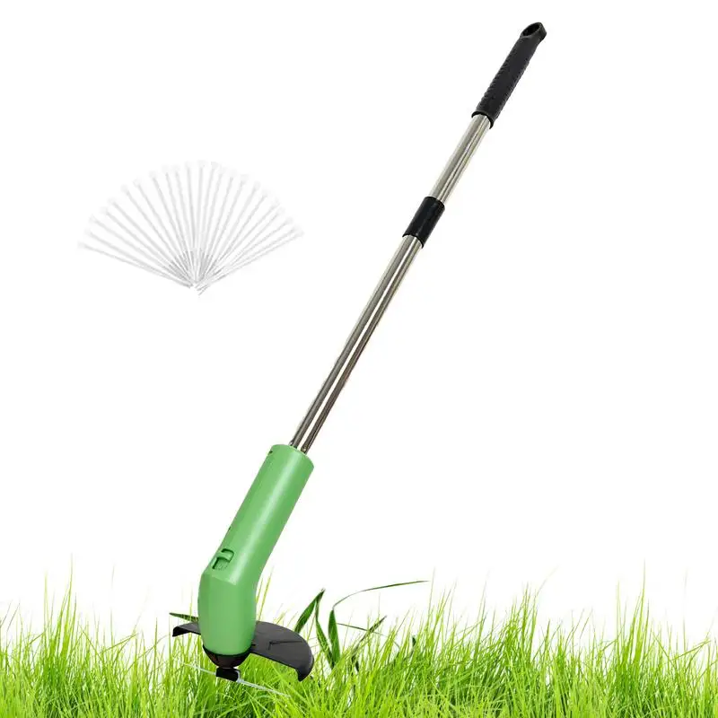 ウィードワッカー ウィードイーター コードレス 金属刃付き バッテリー駆動 ストリングトリマー 軽量 草刈り機 庭用