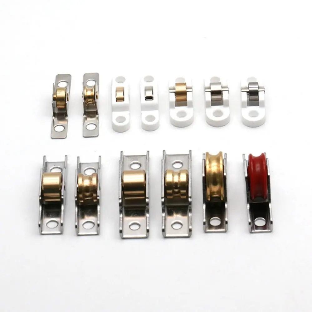 Stainless Steel Window Pulley Door Roller Window Rollers Sliding Pulleys Wheel Upperand Down Pulleys Wheel Furniture Hardware