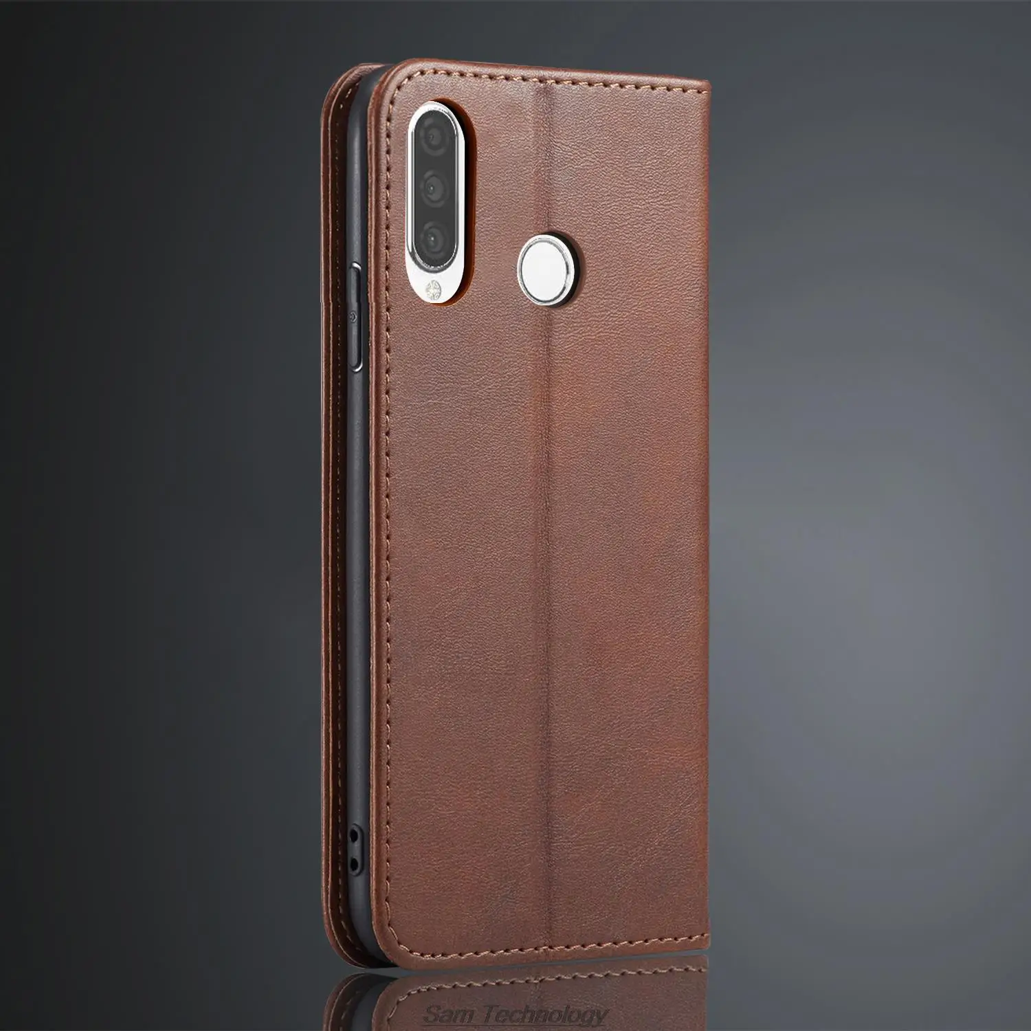 Magnetic attraction Leather Case Huawei P30 Lite / P30 Lite / XL