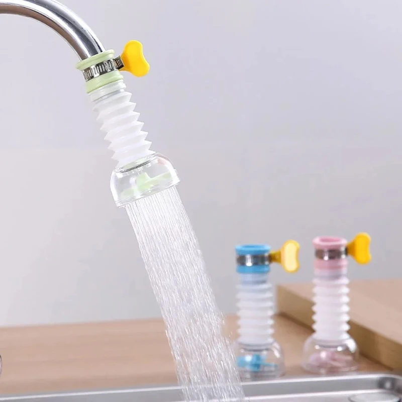 360°Splash-proof Swivel Extension Kitchen Faucet Aerator  Sprayer Filter Diffuser Water Saving Nozzle Bath Faucet Connector 3