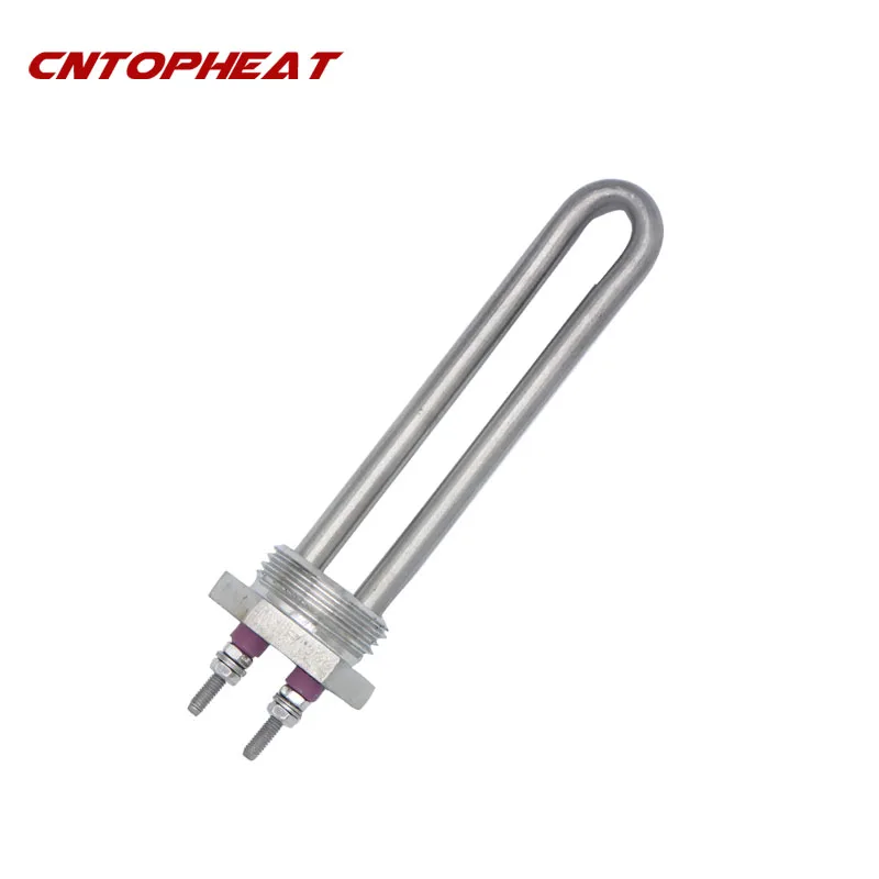 Elemento do Aquecedor de Água do Elemento de Aquecimento da Imersão Rosca Bsp 32 mm 220v 500w 800w 1000w Dn25 Aço Inoxidável