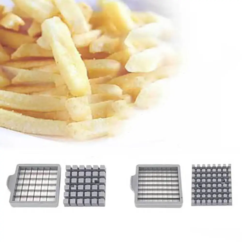 Stainless Steel Manual Potato Cutter Blade Square 36/64 Hole French Fries Slicer Blade Vegetable Slicer French Fry Cutter