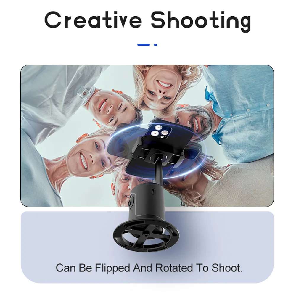 AI Smart Gimbal 360&deg; Auto Face Tracking All-in-one Rotation Phone Holder Smartphone Video Vlog Live Stabilizer Tripod selfie stick tripod handheld gimbal stabilizer gimbal stabilizer handheld gimbal vlogging kit auto tracking phone holder