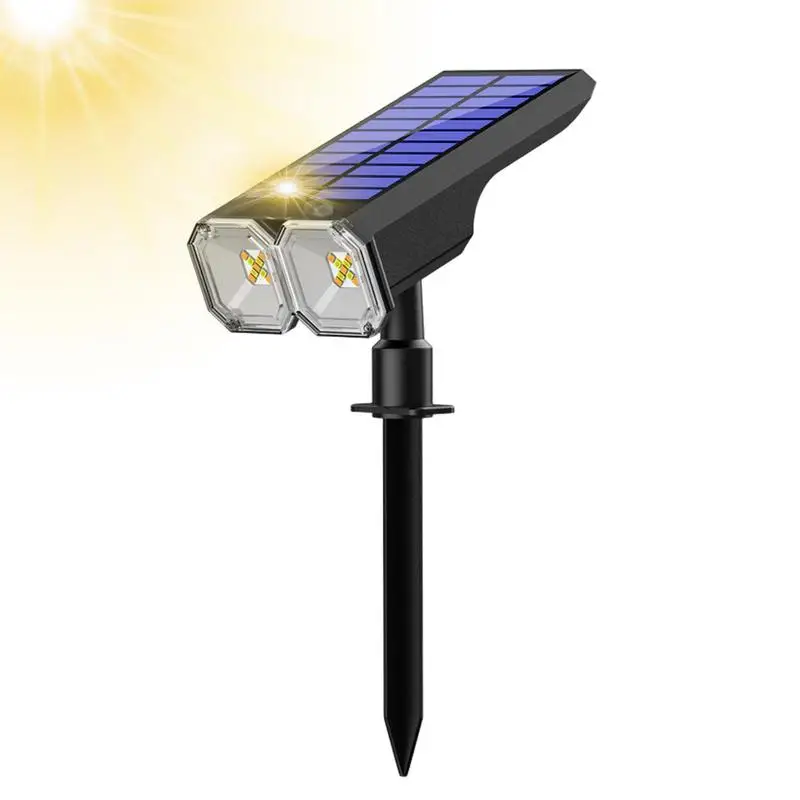 

Солнечный ландшафт, дневное освещение, дневное освещение, внешнее солнечное освещение, охранные огни, водонепроницаемые солнечные фонари 2 в 1 для сада