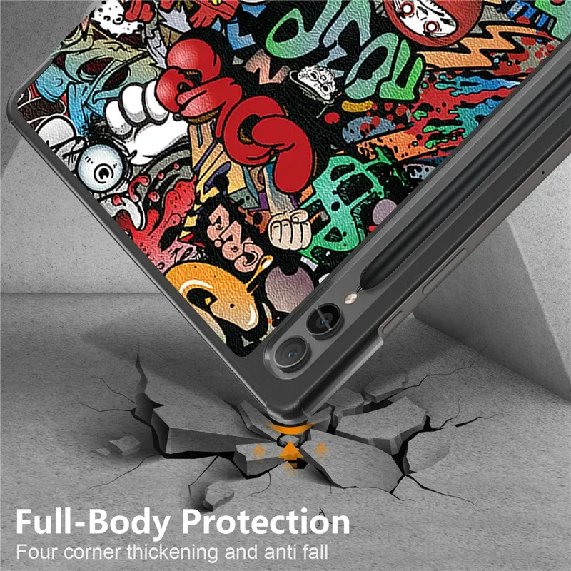 Fashion Paint Smart Leather Cover