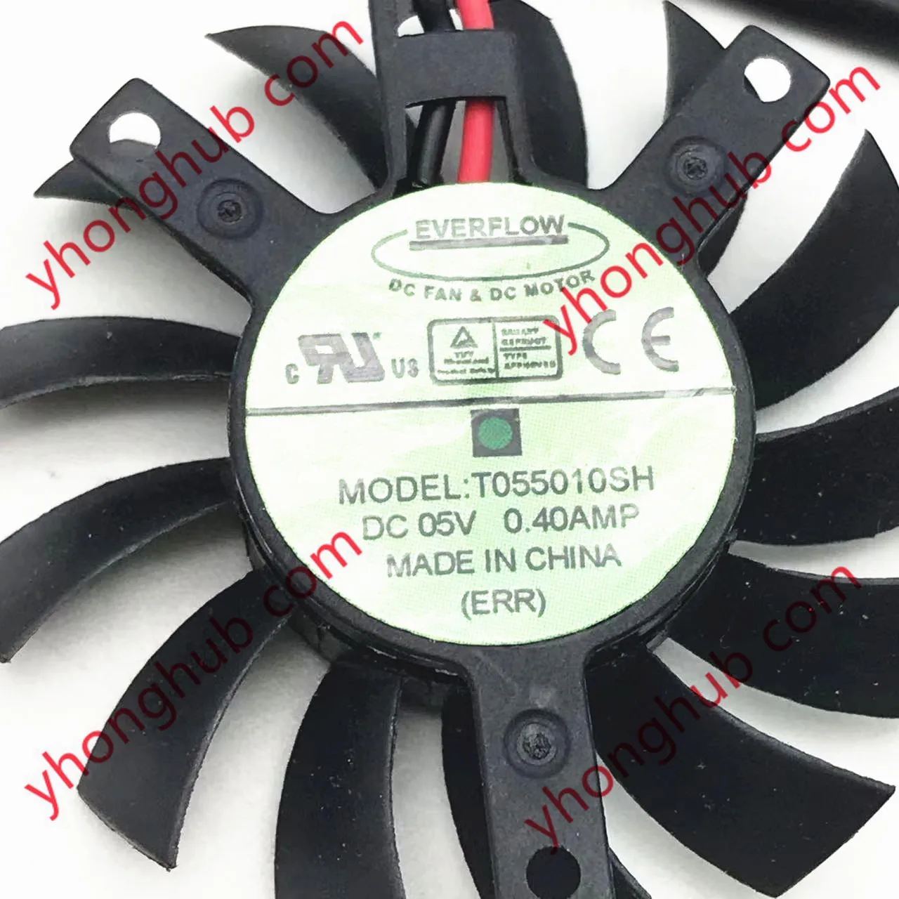 c.t.c 35x35x27mm ventilador de refrigeração sem moldura de 2 fios