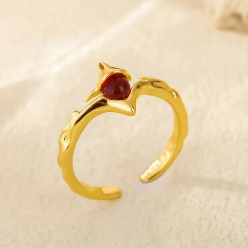 Fashion Natural Stone Jewelry For Women Gold Stainless Steel