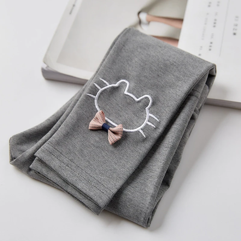Spring Girls Leggings Cotton Trousers Kids Pants Girls Pants Skinny Print Cartoon Pattern Children Leggings Trousers girl leggings girl skirt trousers