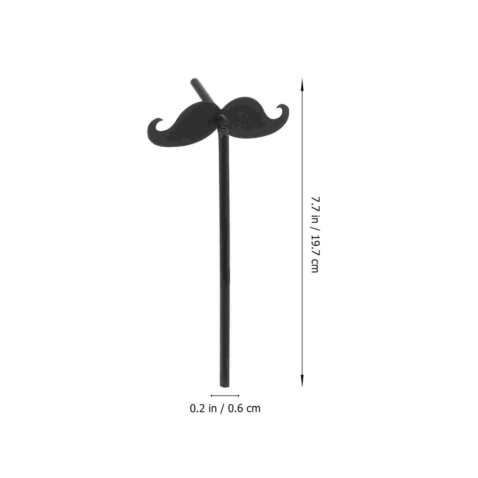 Straw Recreational Supply Party Supplies Decoration Prop Mustache Straws Paper Drinking Tableware Decorative
