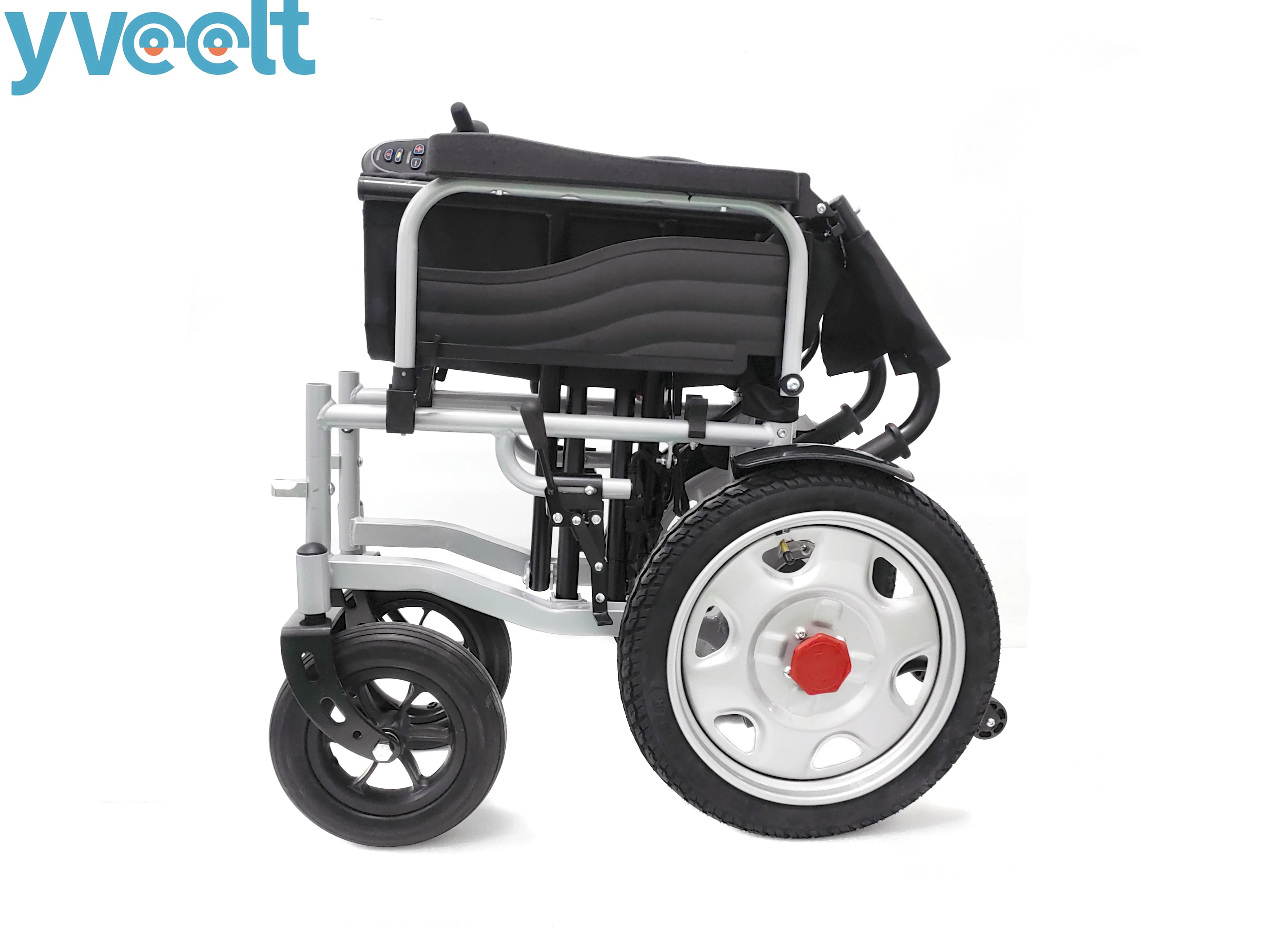 Adult Disabled Handicapped Travel Portable Steel Foldable Power Motorized Electric Wheel Chair
