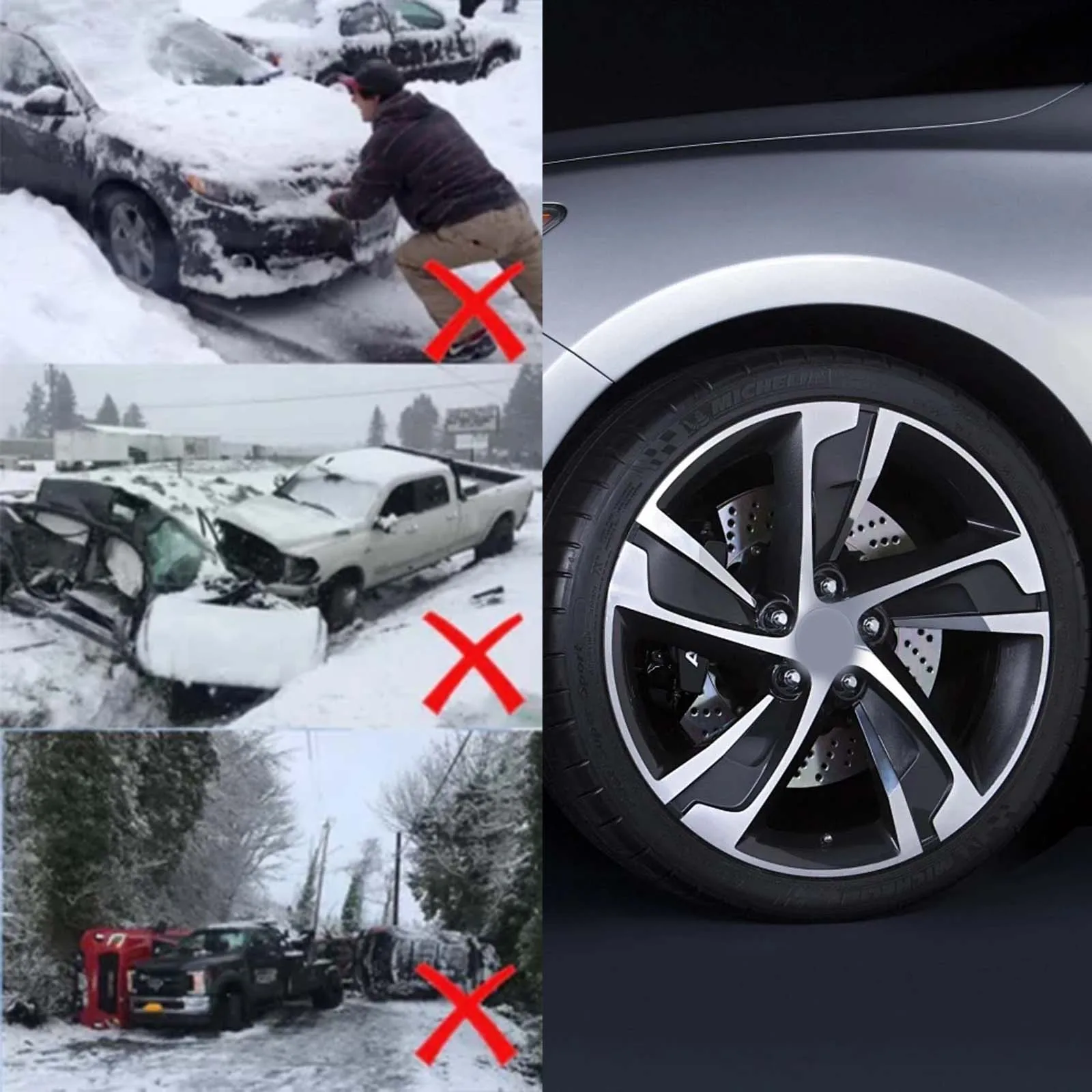 Homonth Car Tire Anti-Slip Spray Winter Snowy Road Car Tire Protection and Maintenance Anti-Slip Agent