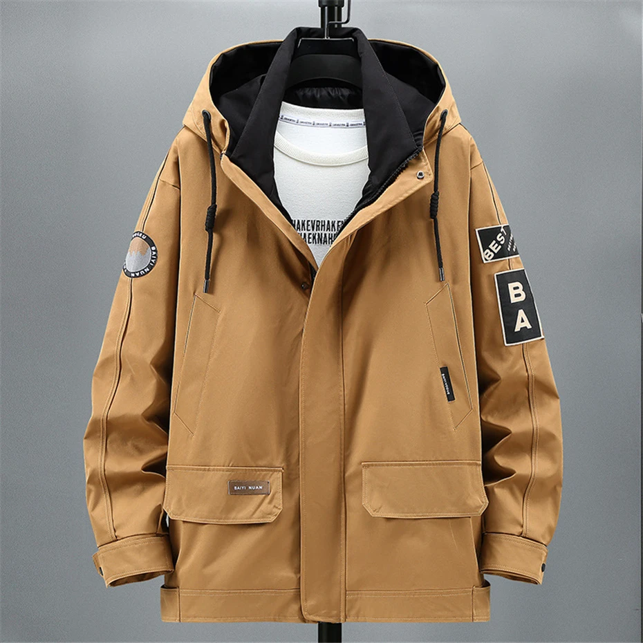 160KG Женская куртка Windbreak Мужская куртка 10XL Куртка Весенняя куртка Мужская куртка 9XL 8XL