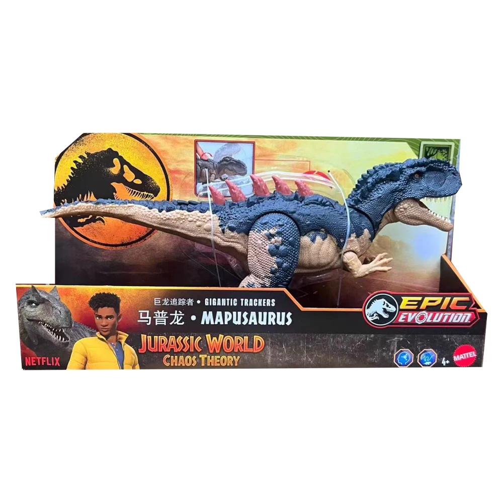 thumbnail image 1 of Figuras de acción de Jurassic World Gigantic Trackers Bajadasaurus Dinosaur Mapusaurus, juguetes coleccionables de especies grandes, regalos, 1 of 5