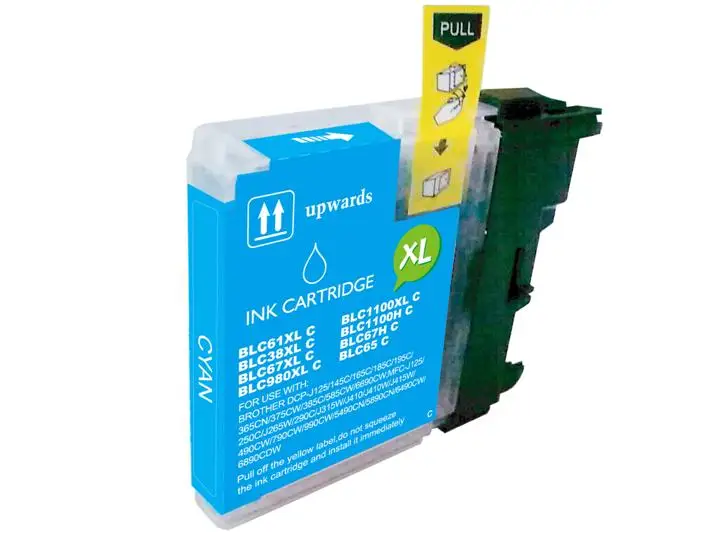 Cartucho de Tinta Brother LC1100 / LC980 Cyan Compatible LC1100C / LC980C  Non Oem Cartucho Impresoras Brother DCP, MFC Consumible Generico Impresora  Ink Cartrigde LC 1100 LC 980|Cartuchos de tinta| - AliExpress