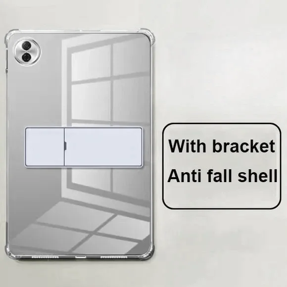 Premium Transparent TPU Case with Built-in Stand