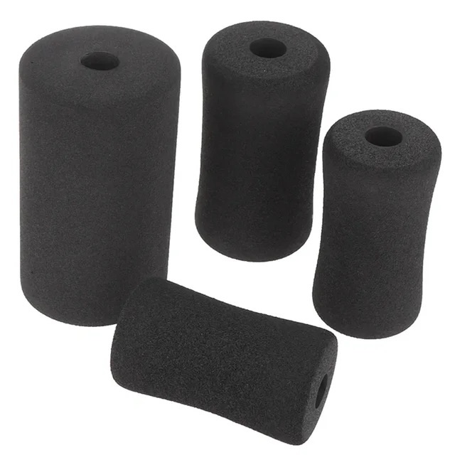 2PCS New Foot Foam Pads Black Foam Rollers Replacement For Leg Extension For Weight Bench Home Bench And Gym Workout Machines 2