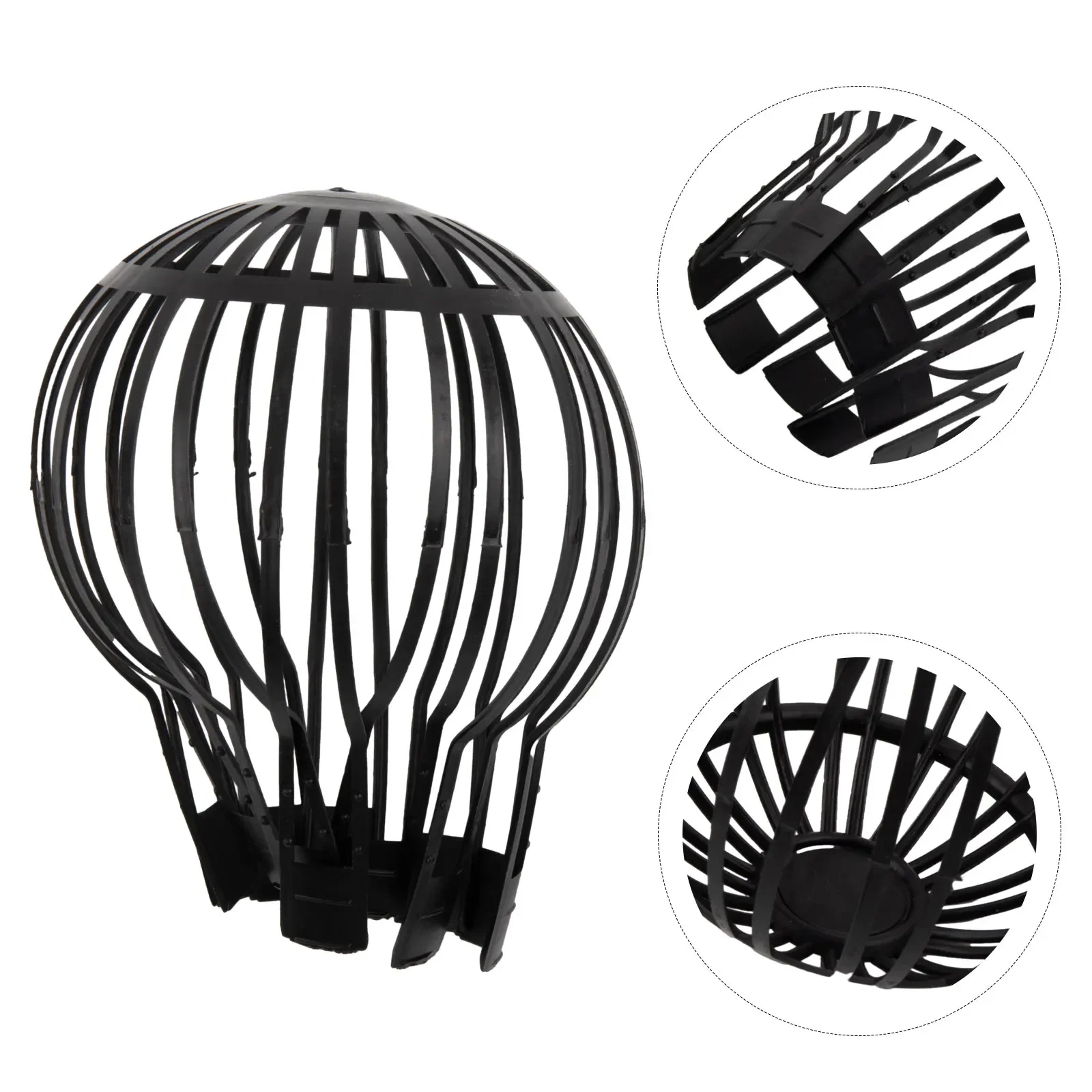 2/4/6PCS Roof Gutter Guard Filters Expand Plastic Filter Strainer Stops Blockage Leaf Drains Drain Net Cover