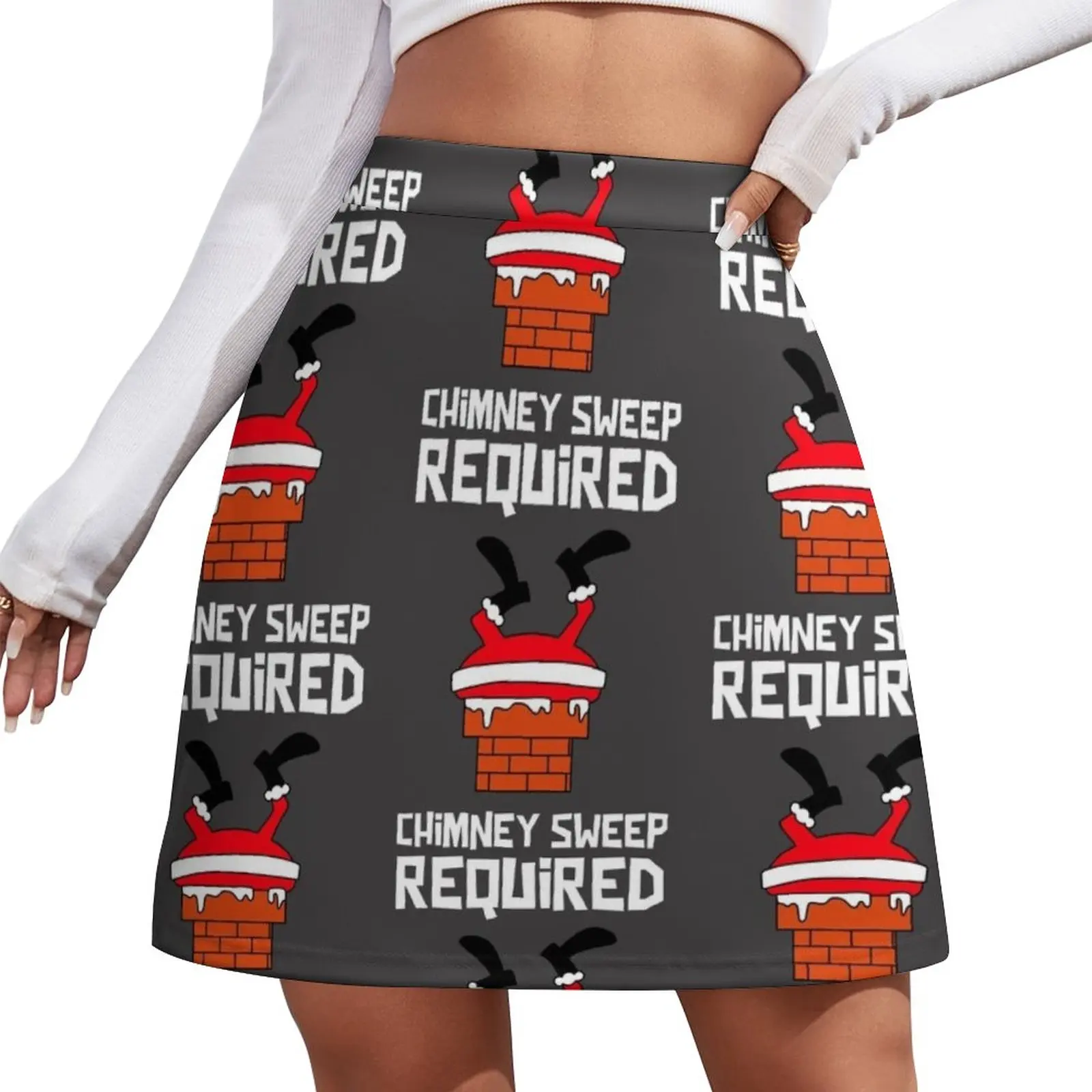 

Chimney sweep required. Santa's stuck in the chimney! Mini Skirt skirt for woman Woman skirts korean luxury clothing
