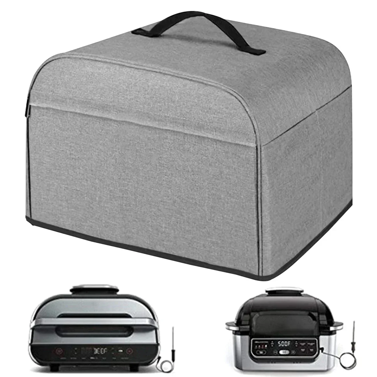 

Водонепроницаемые карманы с крышкой для фритюрницы и прочной ручкой для хранения пыли