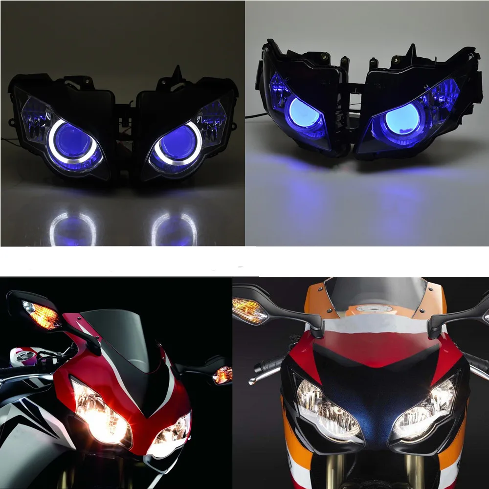 

Motorcycle Headlight HID Projector Bi-Xenon Headlamp Assembly For Honda CBR1000RR 2008-2016 Head Light Lamp faros led para motos