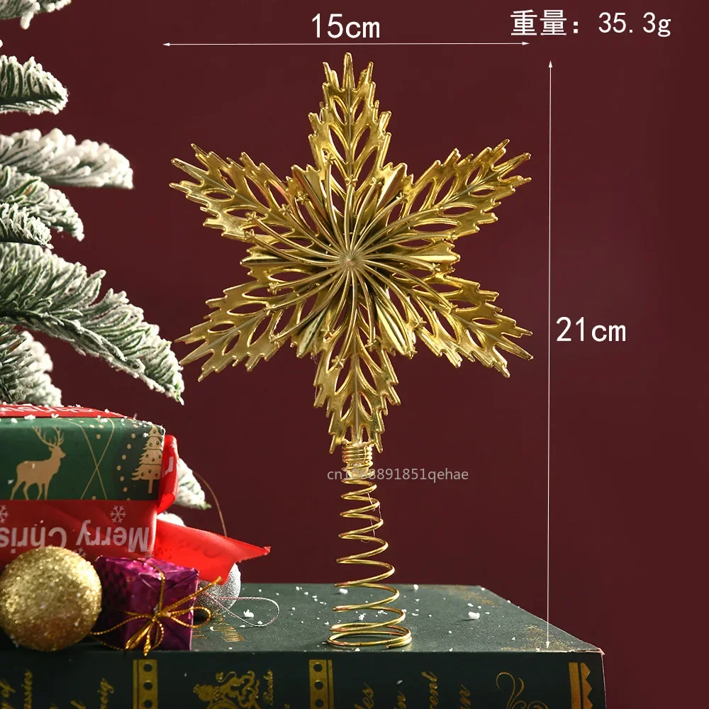 Christmas Tree Toppers Star Ornaments for Christmas Home Party Decoration New Year Christmas Tree Decoration Navidad 2024