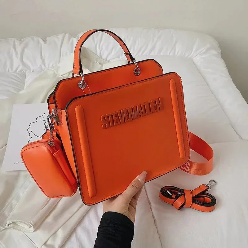 

Handbags Letter MADEN Shoulder Bag Women's Fashion Square Bag Large Capacity Two-piece Candy Color Women's Bags