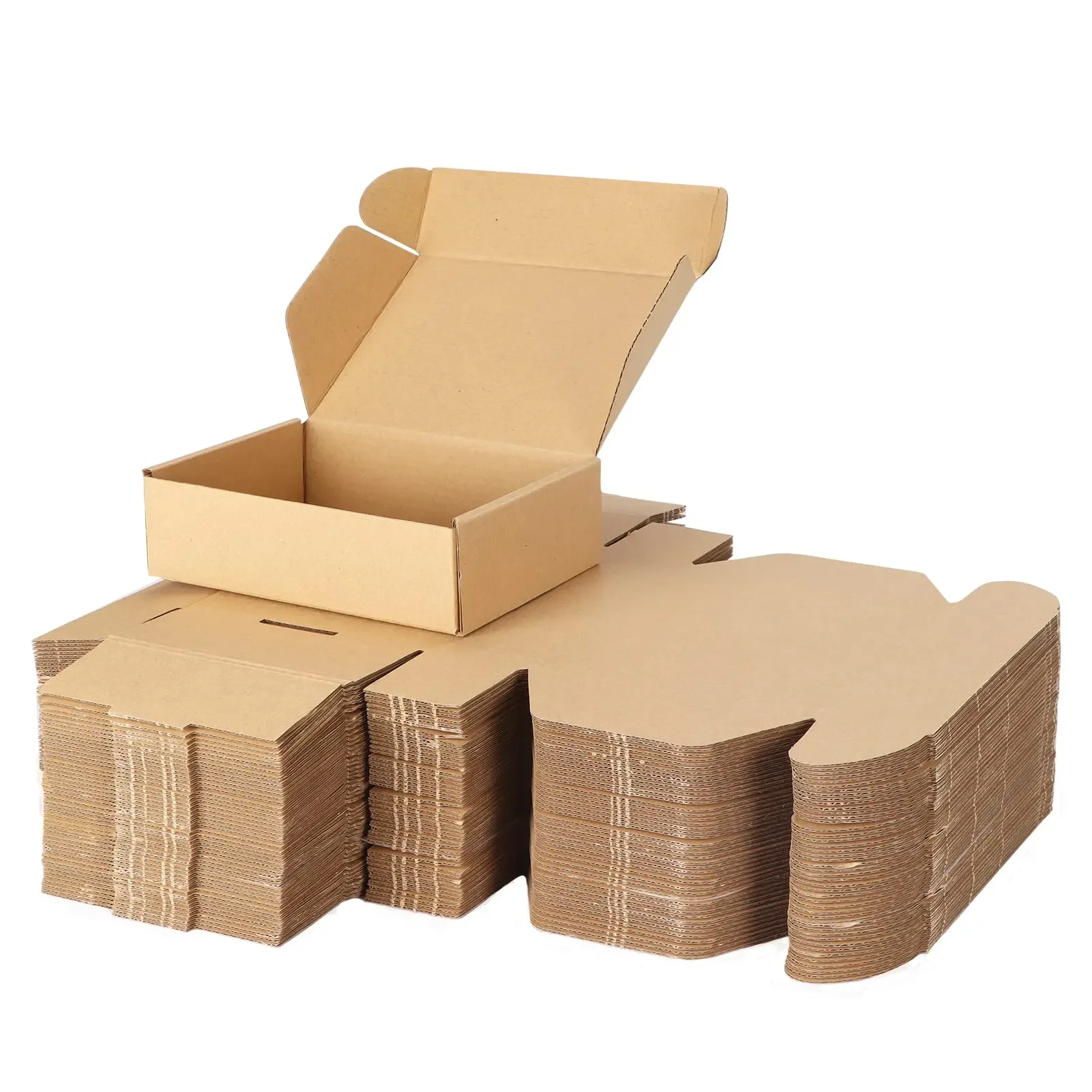 Uxcell 25 Pcs White Gift Boxes, 3x3x3 Kraft Paper Candy Gift Boxes With Lids Cube Gift Box Bulk For Crafting Cupcake Christmas Wedding Presents Birthday Bridesmaids