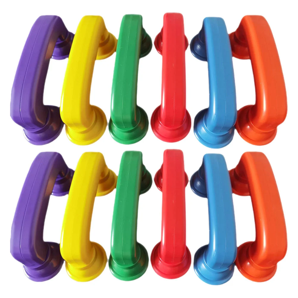 

12 Pcs Earpiece Toy Phones Whisper for Classroom Colorful Puzzle Reading Toddler