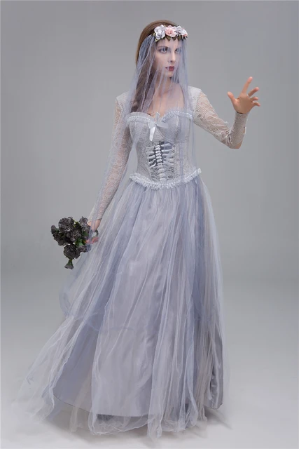 Halloween Ghost Bride Costume Women Witch Terror Bloody Bride Cosplay  Costume Halloween Carnival Party Costume - AliExpress