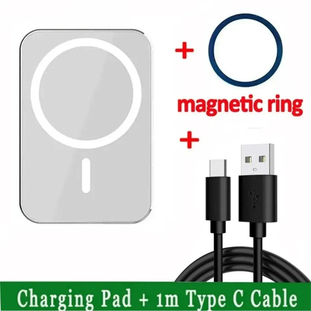 15W Magnetic Car Charger Fast Charging Wireless Charger Car Air Vent Phone Holder Car Adapter For iPhone 15 14 Pro Xiaomi oppo
