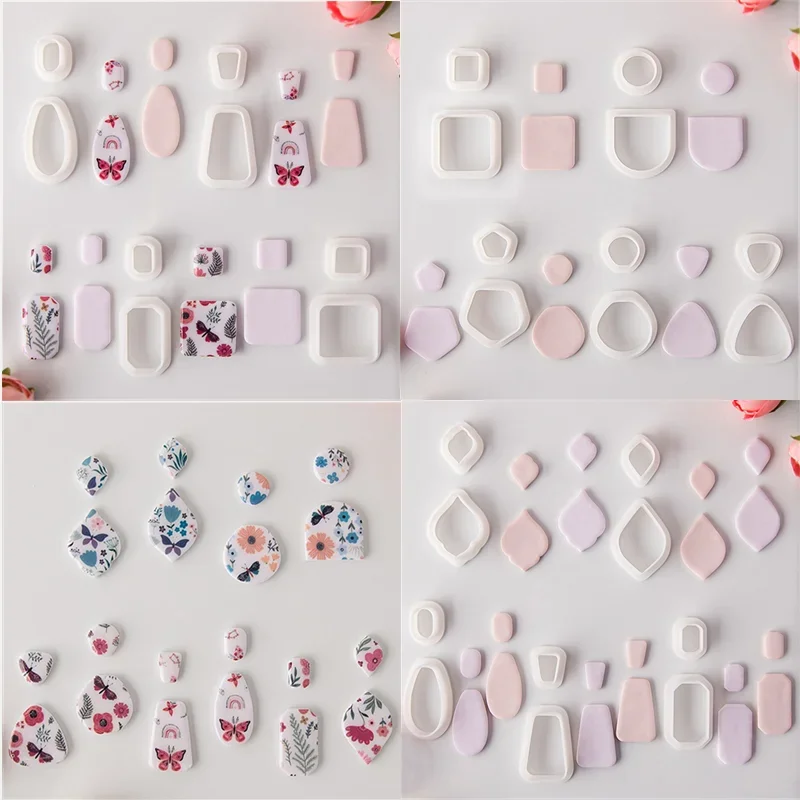 Keoker Kleisnijders, polymeerkleisnijders, lange bengelende vorm polymeer klei snijder set (5 stuks A Keoker Kleisnijders, polymeerkleisnijders, lange bengelende vorm polymeer klei snijder set (5 stuks A