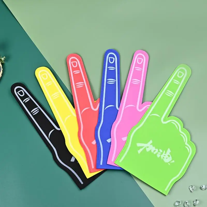 Foam Finger Large Foam Hand Sports Cheerleading Props Sports Favors Cheering Party Props Number 1 Giant Finger