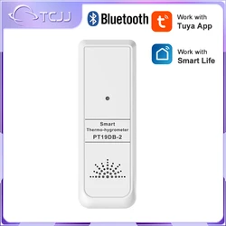 1/2/3PCS Tuya Smart Outdoor Mini Temperature Humidity Sensor -20℃-70℃ Detection Range Mobile App Remote Monitoring Support
