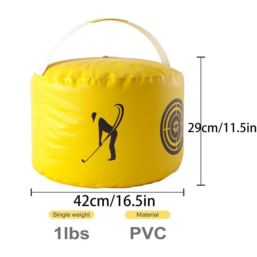 Golf Impact Power Smash Bag Hitting Bags Swing Training Aid impact Trainer bag Golfs swing Practice smash Hit Strike bags, Black 3