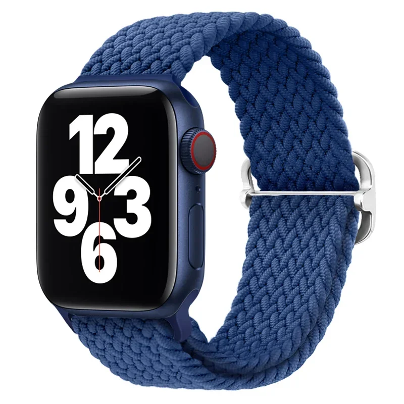 Adjustable Braided Nylon Elastic Watch Strap