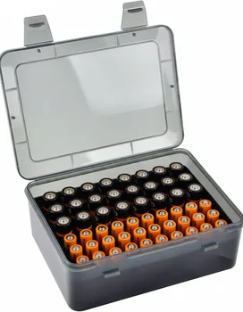 Il supporto dell'organizzatore di stoccaggio delle batterie contiene 54 batterie AA AAA, contenitore per batteria, contenitore per garage, dispenser per l'organizzazione dei cassetti domestici