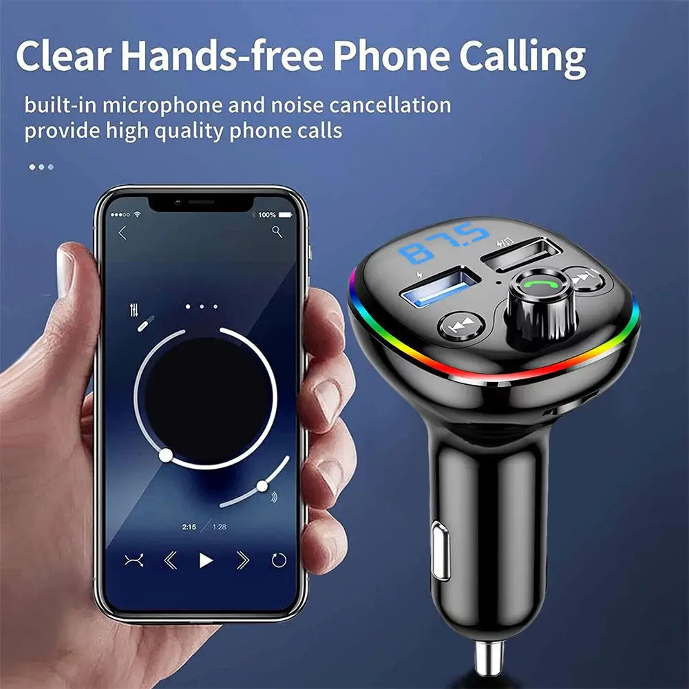 

FM-трансмиттер автомобильный с поддержкой Bluetooth и USB, 3,1 А